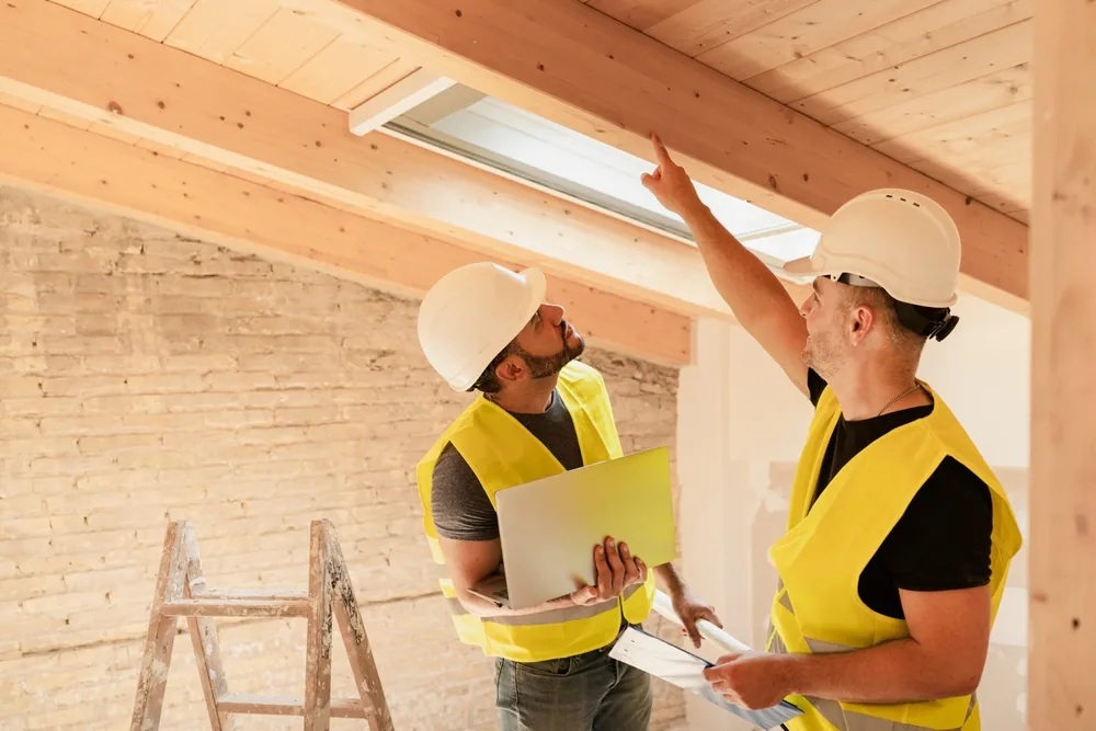 construction inspection, stop-work order concept