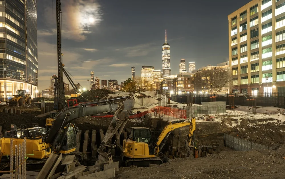 construction site in NYC