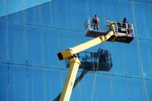 window cleaning technicians