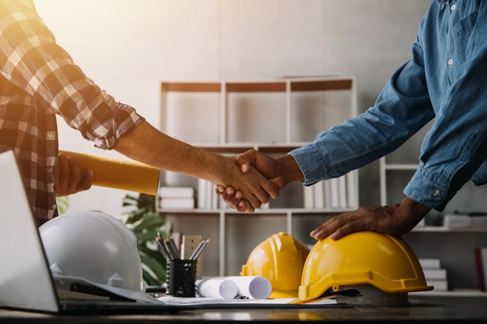 Construction worker lost earning concept